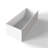 66.9" Freestanding Solid Surface Rectangular Soaking Bathtub For Bathroom