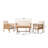 Patio Furniture Set 4 Pieces-1305472115