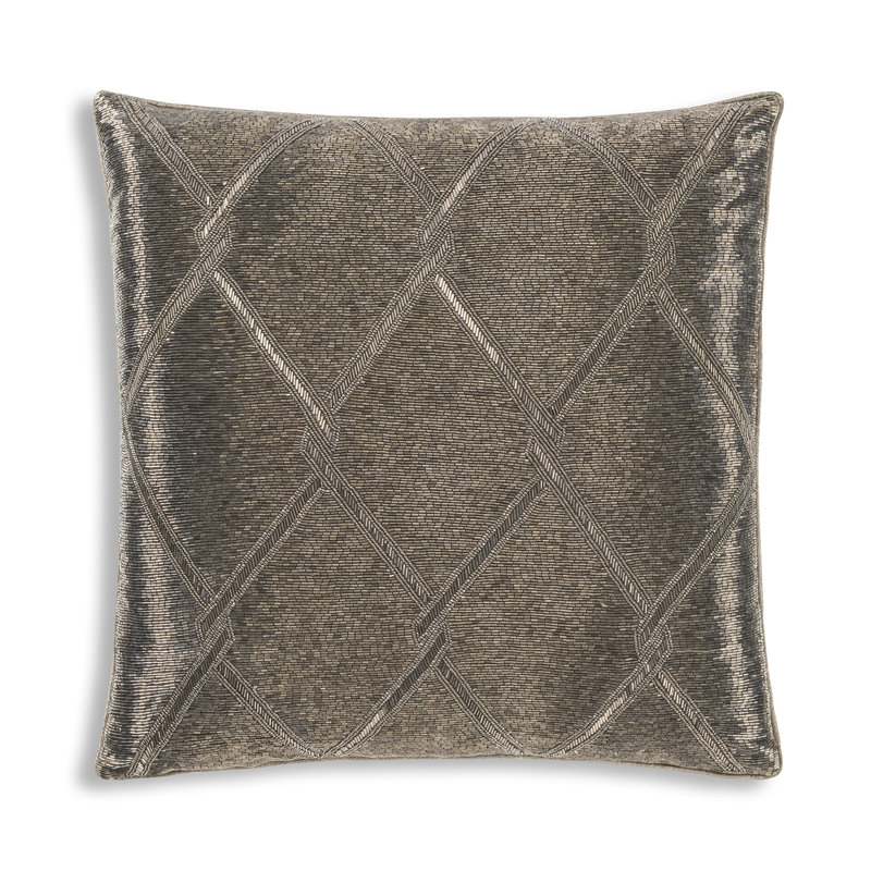 Akai Linen Square Pillow Cover & Insert, Brown