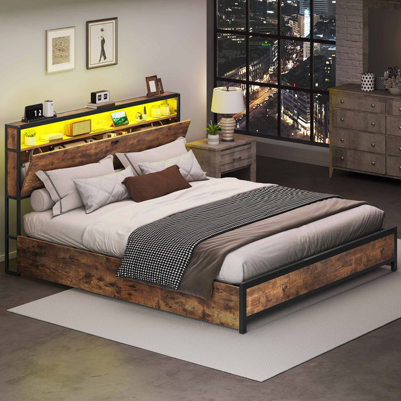 King Storage Bed