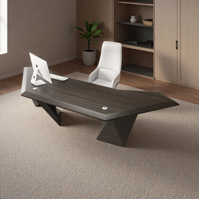 Italian minimalist luxury office desk