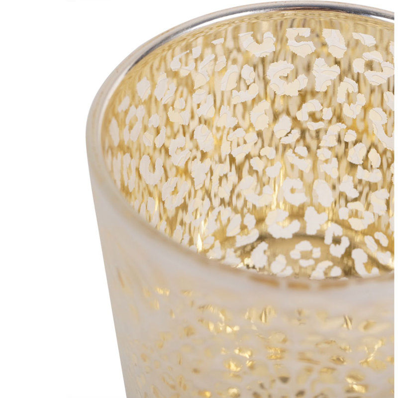 Glass Tabletop Votive Holder, 18cm H  x 12cm W  x 12cm D