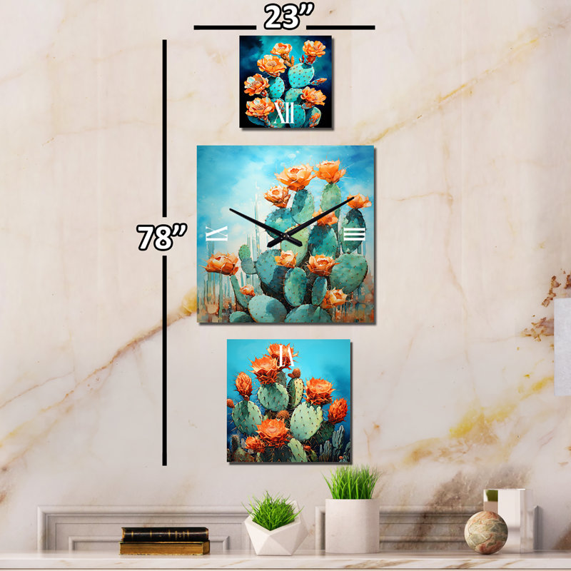 Jaryiah Metal Wall Clock