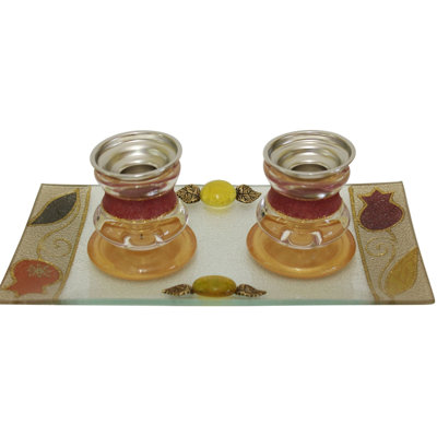 Glass Candlestick