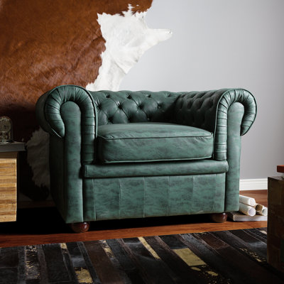 Groton Upholstered Chesterfield Chair