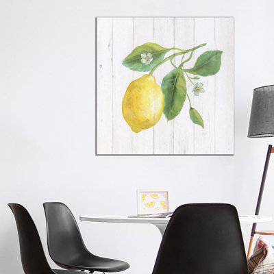 Lemon Fresh II by Nan - Wrapped Canvas Art Prints 1 Piece Wrapped Canvas Wall Art
