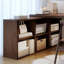 Nut-brown L-Shaped Solid Wood Executive Desk-1190763930-1190763931