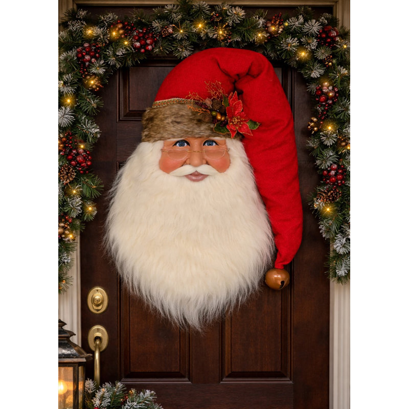 Christmas Woodland Santa Head