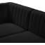 Canapé modulaire réversible en velours de 85,5 po de largeur Enson-743019091