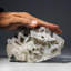 Chalcopyrite sur calcite provenant du quartier minier d'Edong, Daye, Hubei, Chine