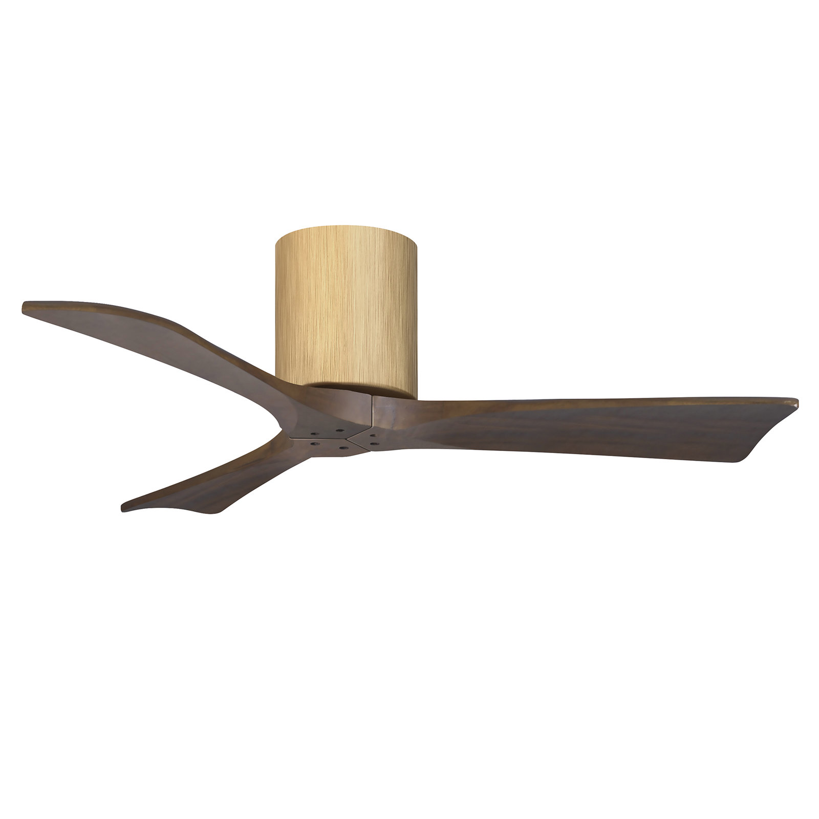 Olivier 3 Blade Ceiling Fan, Walnut Tone, Light Maple, 42"