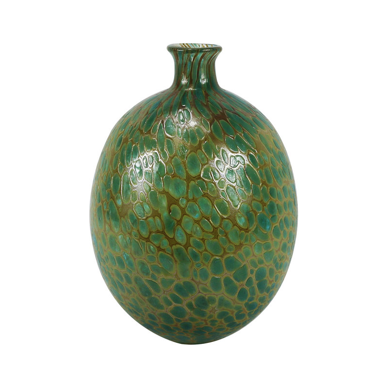 Hawkinsville Glass Jar For Living Room Furniture, Luxury Decoration Handmade Jar, 25.5cm H x 18cm W x 18cm D