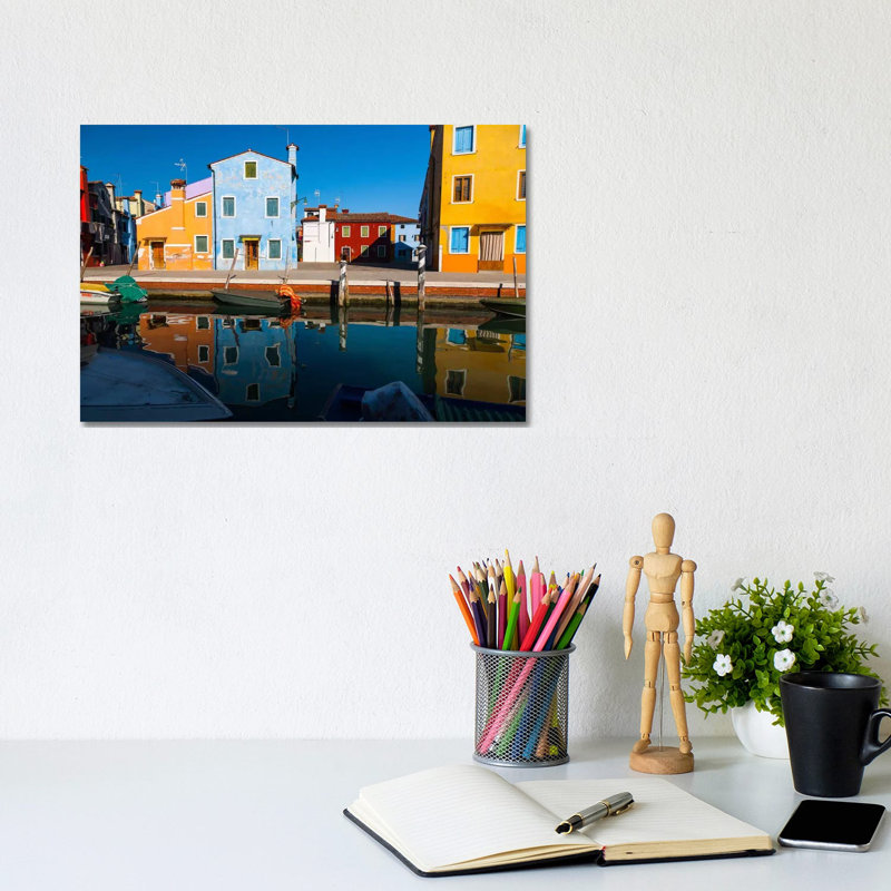 Italy, Venice, Burano by Mikolaj Gospodarek - Wrapped Canvas Print, 20.32 cm H x 30.48 cm W