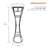 Taro Weather Resistant Metal None Gazing Ball Stand