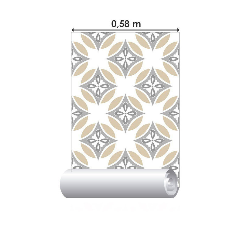 Rouleau de papier peint adhésif doux L 126 po x l 24 po