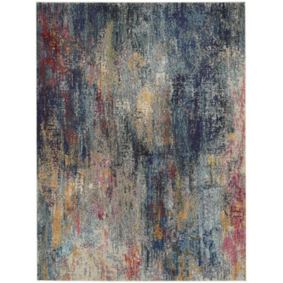 Tapis bleu Armelia