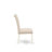 7 Piece Dining Table Set Consist of a Rectangle Table with Butterfly Leaf and 6 Light Beige Linen Fabric Upholstered Chairs, Linen White-288305329-354831916