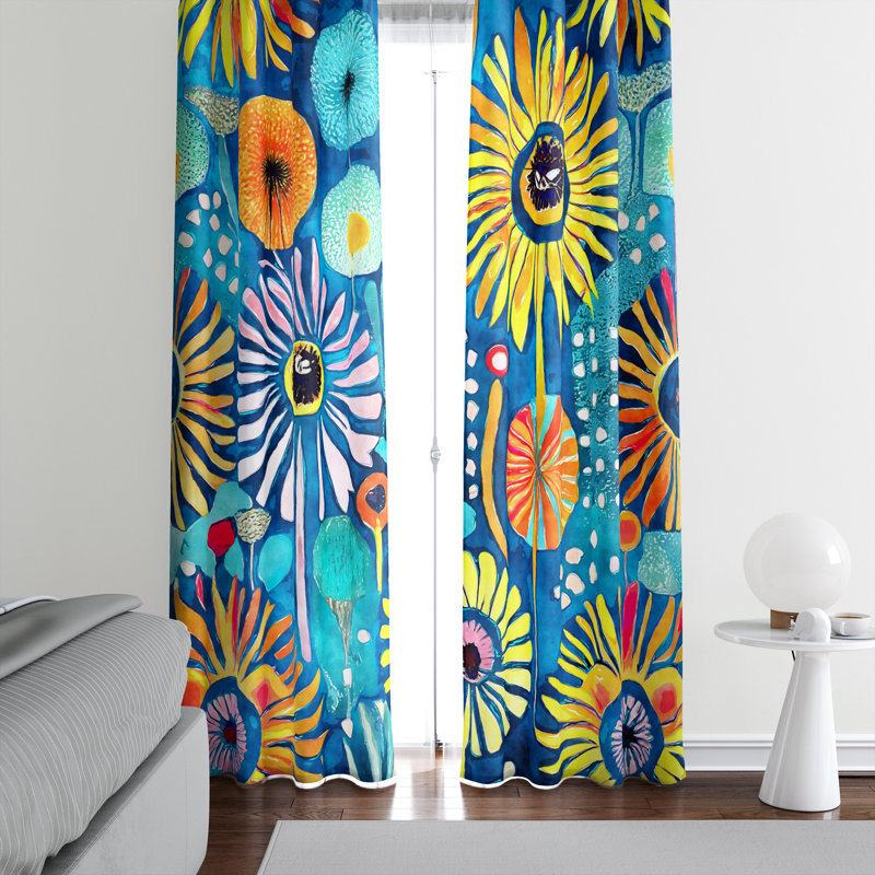 Paire de rideaux obscurcissant en polyester Alfy, L 20 po x L 82 po