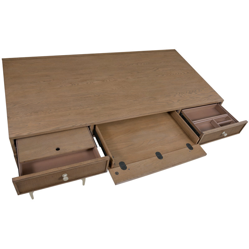 Sonnet Solid Wood Executive Desk