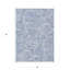 Tapis extérieur lavable à motif cachemire bleu ciel et ivoire 3 pi x 5 pi