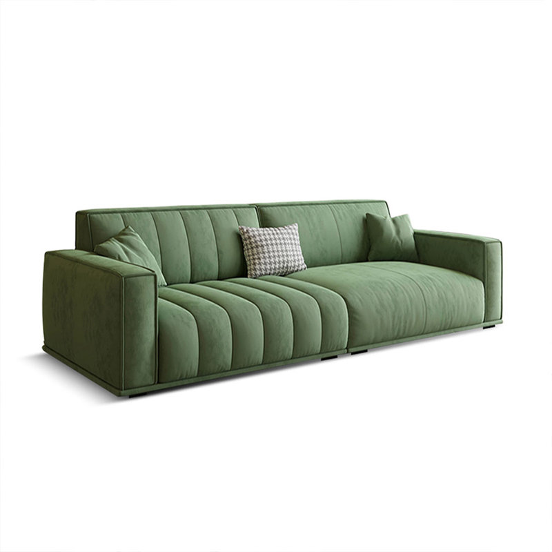 Canapé à lignes droites moderne et simple, 31.5"H*90.55"W*39.37"D