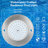 Silver Low Voltage Integrated LED Metal Well Light