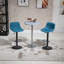 Adjustable Bar Stools,Swivel Bar Height Chairs Barstools Padded,Set Of 2