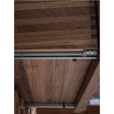 Armoire d'appoint moderne tout en bois massif