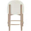 Tabouret de comptoir rembourré en tissu Maud-121555371