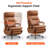 Faux Leather Office Chair with Retractable Footrest-1613609950