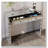 Mirror Console Table with 2 drawers