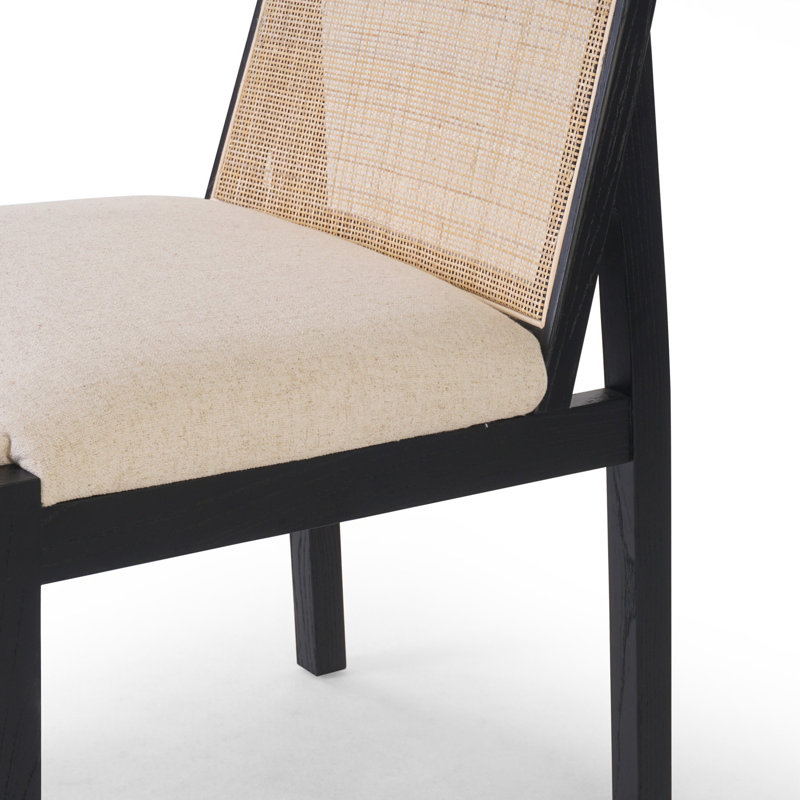 Esmee Upholstered Dining Chair, Brushed Ebony
