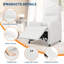 Fauteuil inclinable électrique avec système de chauffage et de massage, canapé électrique réglable en cuir PU, siège simple ergonomique de salon-2013903025