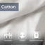 Édredon en coton Ink + ivy - double / grand, avec accents gris anthracite, 100% coton, 2 taies décoratives, taille grand chic / gris anthracite-118651922-118651920