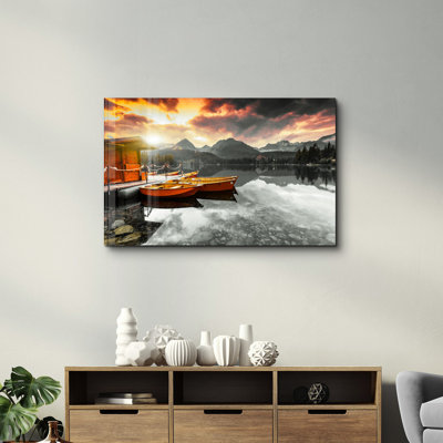 Decorative Tempered Glass Painting