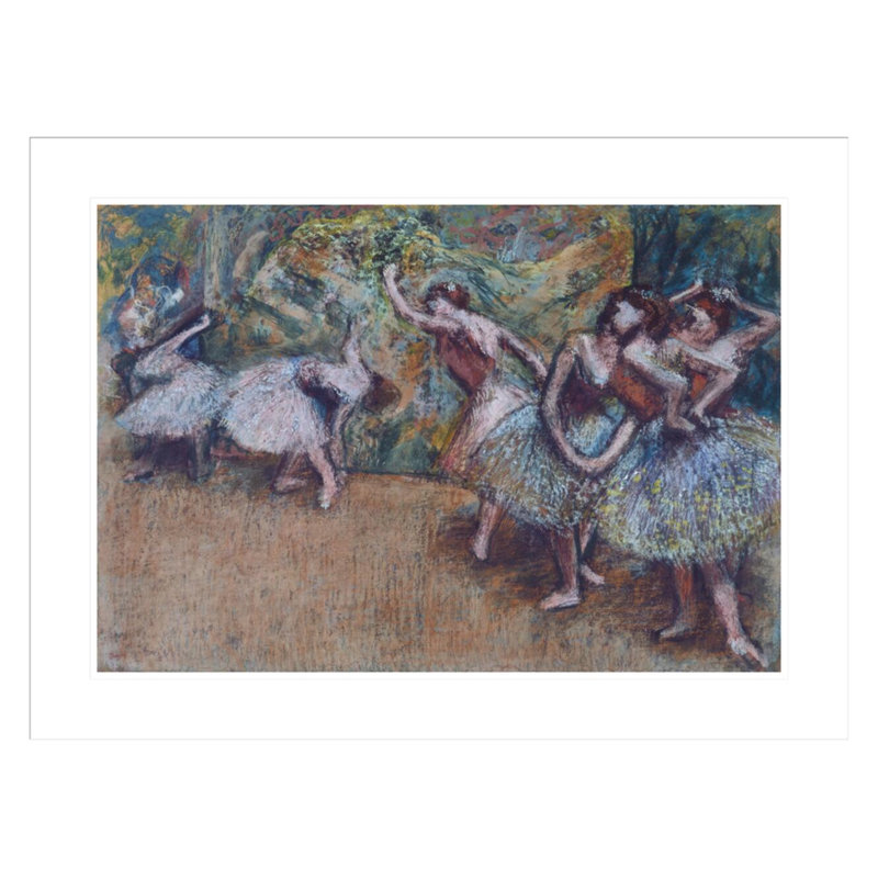 «Ballet Scene» par Edgar Degas, impression giclée sur cadre, H 22,2 po x l 29,5 po