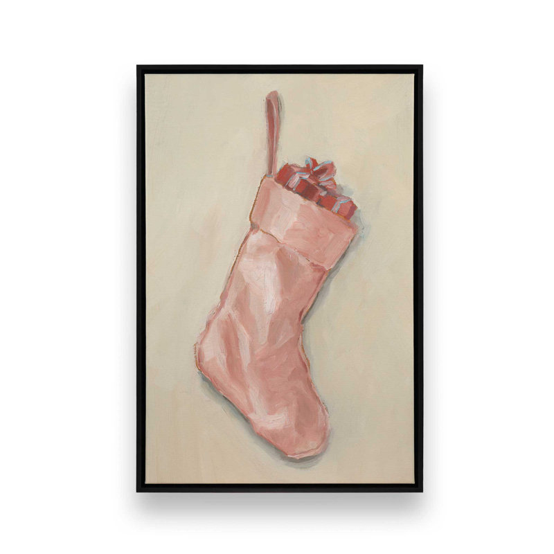 «Vibrant Stocking I» par Ethan Harper, reproduction d'art, H 40 po x l 30 po, «Floater», reproduction encadrée sans passe-par