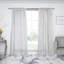 100% Pure Linen Lightweight Voile Sheer Rod Pocket Curtain (Single Panel)-1953219627-1953219621