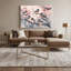 Oiseaux, art mural sur toile, mésange noire-1818131361