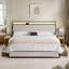 Antioch Upholstered Platform Bed with 2-Drawer Storage and Charging Station-2138354207-2143374654