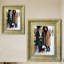 Cadre photo 3 pièces 5 "x 7" doré antique pour présentation de photos de mariage-131101423-131101424-131101426