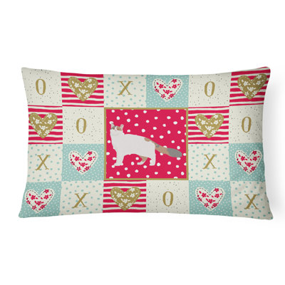  Turkish Van #2 Cat Love Outdoor Rectangular Cushion with filling