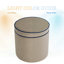 Ava 18" Velvet Storage Ottoman-1343874201