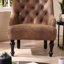Luciana Suede Tufted Armchair-1501541723