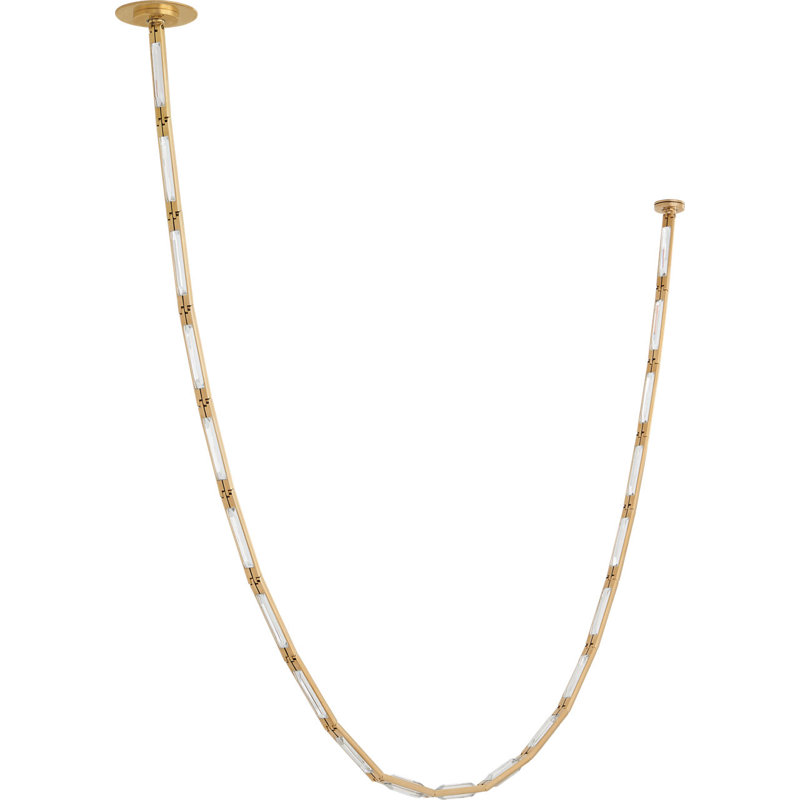Catena 103 Chandelier, Hand Rubbed Antique Brass, 2700 Kelvins, Surface