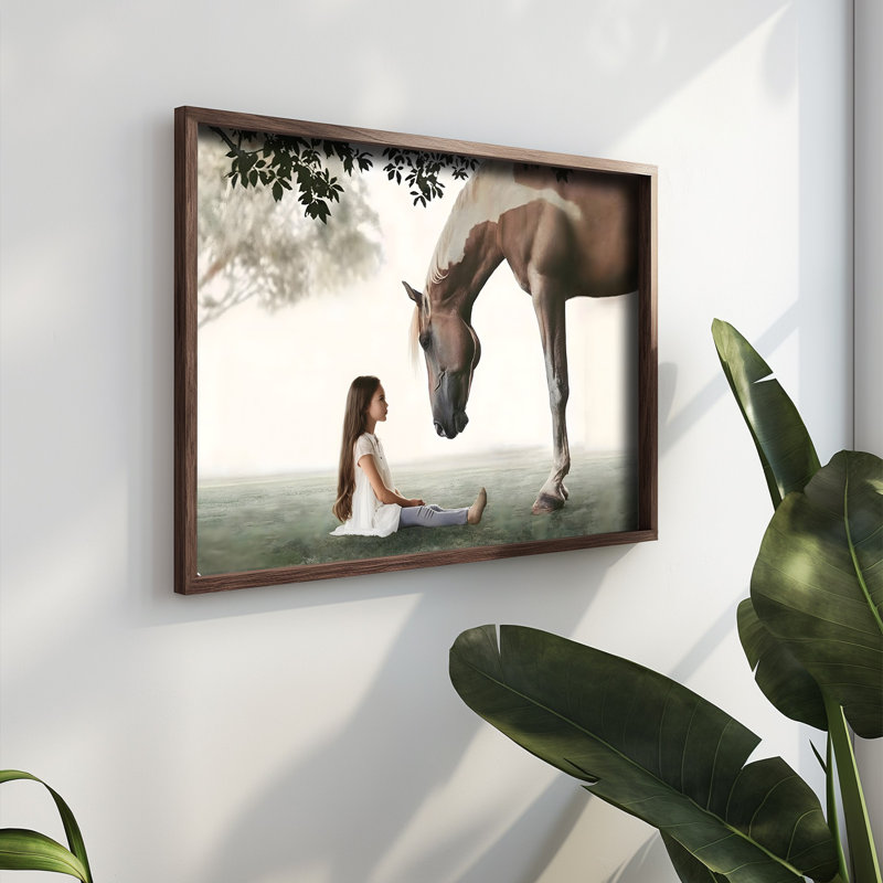 Elegant Decorative Framed MDF Painting, 13.8 x 18.5 x 0.1 inches | 100% MDF with 3 mm Thickness, 100% Pine Wood Frame | UV Printed Artwork for Stylish Home Decor, Perfect for Living Room or Office