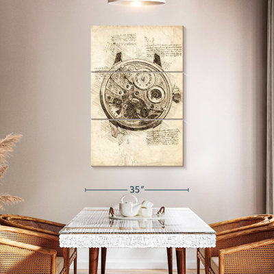 Vieille Rolex à l'intérieur