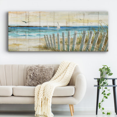 Coastal Causeway sur impression sur toile