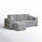Senter Upholstered L-Shaped Sectional Reversible-790707137