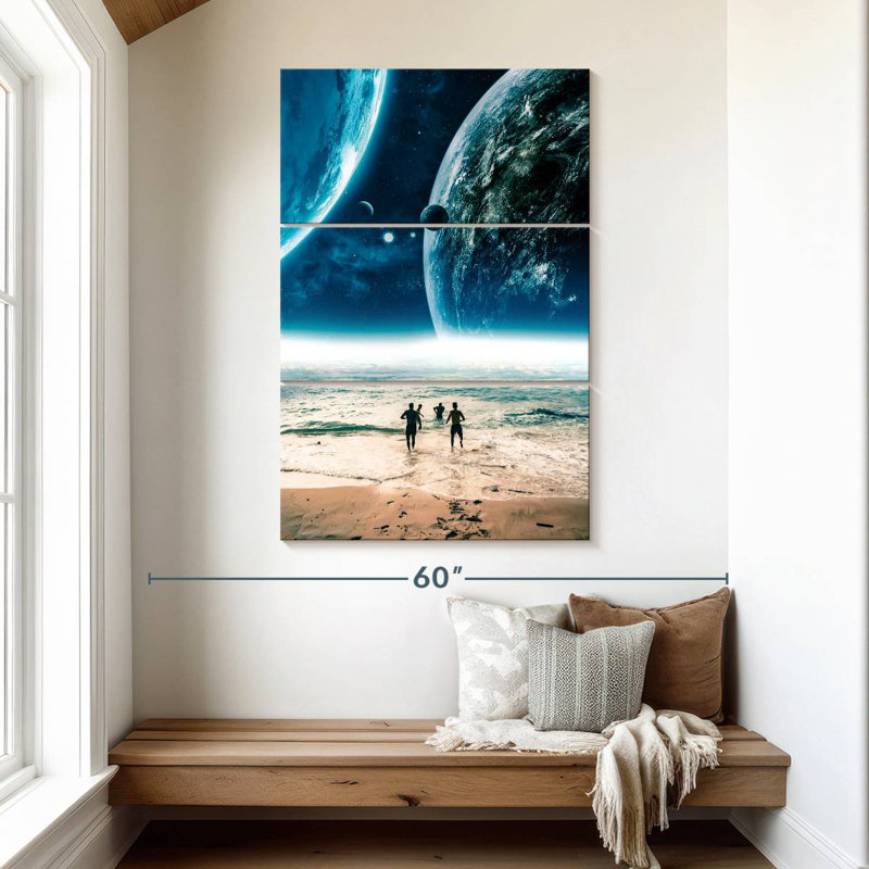 Kelan Lifes A Beach, 50" H x 32" W